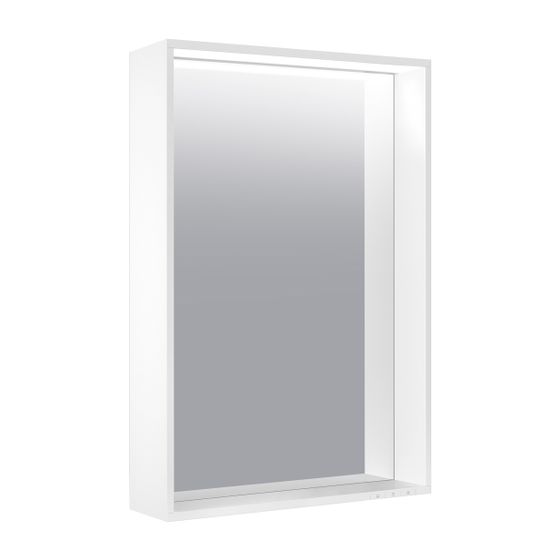 KEUCO Lichtspiegel X-Line 33296, 1 Lichtfarbe, weiß, 500x700x105mm