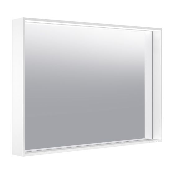 KEUCO Lichtspiegel X-Line 33296, 1 Lichtfarbe, weiß, 1000x700x105mm
