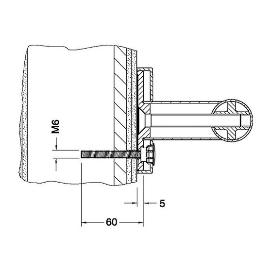 Keuco Plan Care Befestigungsset 7, 3x Zylinderschraube M6x60 Edelstahl, 34993000200