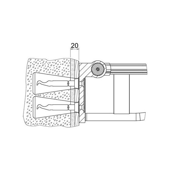 Keuco Plan Care Befestigungsset 10, 4x Sechskant-Holzschraube M10x100 Edelstahl, 34996000100
