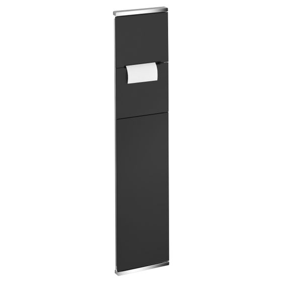 Keuco Plan Integral Modul WC 2, UP-Hygieneabfallbehälter 7L, Anschlag links, 176x775x143mm, Verchromt/Schwarz, 44976013701