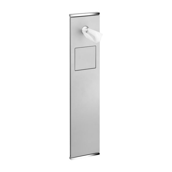 Keuco Plan Integral Modul WC 2, UP-Hygieneabfallbehälter 7L, Anschlag links, 176x775x143mm, Verchromt/Aluminium-Silber