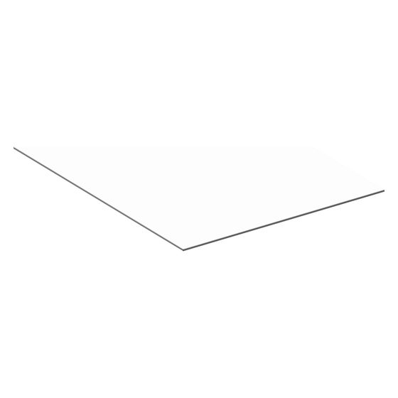 Keuco Abdeckplatte für Edition 11 Art, 400x4x483mm, Glas Weiß, 49031300400