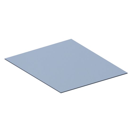 Keuco Abdeckplatte für Edition 11 Art, 400x4x483mm, Glas Blue Satin satiniert, 49031330400