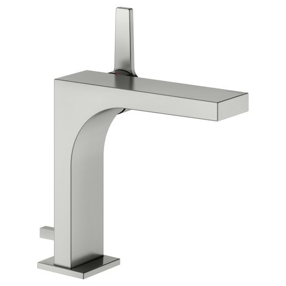 Keuco Edition 11 Einhebel-Waschtischmischer 150 mit Zugstangen-Ablaufgarnitur, Edelstahl-finish, 51102060000