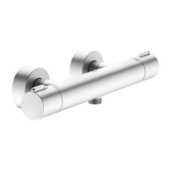 Keuco Plan Blue Thermostat-Brausemischer Aufputz, Sicherheitssperre 38 Grad C, G 1/2
