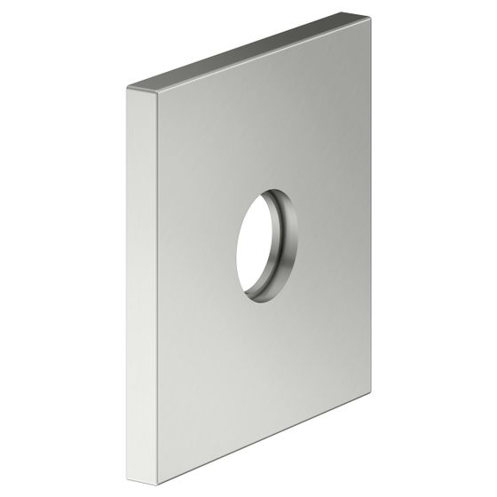 Keuco Ixmo Wandrosette eckig 105x105mm, Übergröße für G&nbsp;1/2