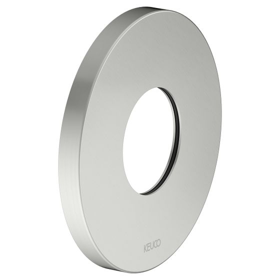 Keuco Ixmo Wandrosette rund D 105mm, Übergröße für Thermostatarmatur Unterputz, Edelstahl-finish, 59553060091