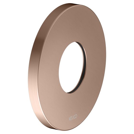 Keuco Ixmo Wandrosette rund D 105mm, Übergröße für Thermostatarmatur Unterputz, Rotgold gebürstet, 59553290091