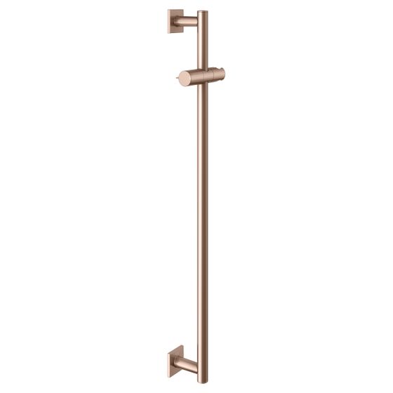 Keuco Ixmo Brausestange eckig mit Brauseschieber 855mm, Rotgold gebürstet, 59585290902