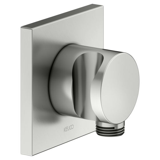 Keuco Ixmo Schlauchanschluss mit Brausehalter, Rosette eckig, G 1/2