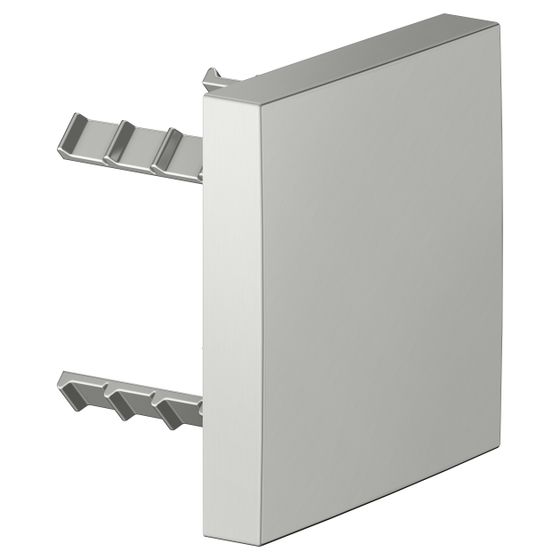 Keuco Abdeckblende eckig für Rohrunterbrecher, 90x90mm, Edelstahl-finish, 59949060002