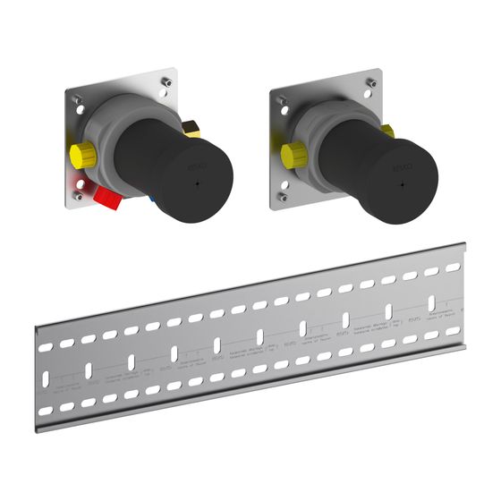 Keuco Grundkörper-Set für UP-Einhebelmischer 2-Wege mit Schlauchanschluss, G 1/2