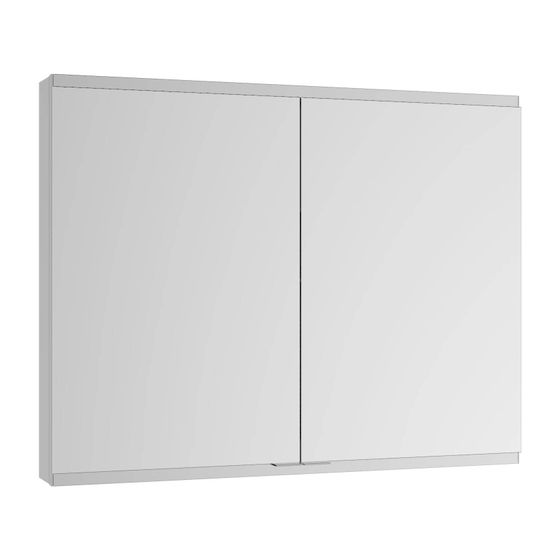 KEUCO Royal Modular 2.0 Spiegelschrank, unbeleuchtet 80020, Wandvorbau 2 Steckdosen 600x900x160mm