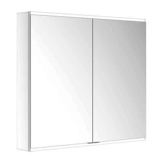 KEUCO Royal Modular 2.0 Spiegelschrank, beleuchtet, 80021, Wandvorbau 2 Steckdosen 1050x900x160mm