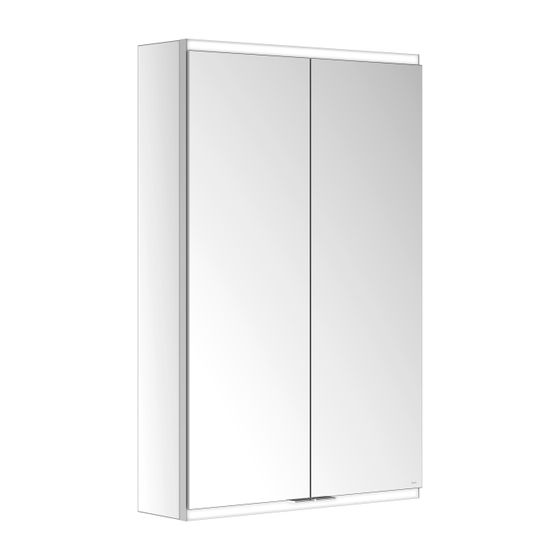 KEUCO Royal Modular 2.0 Spiegelschrank, beleuchtet, 80021, Wandvorbau 2 Steckdosen 600x900x160mm