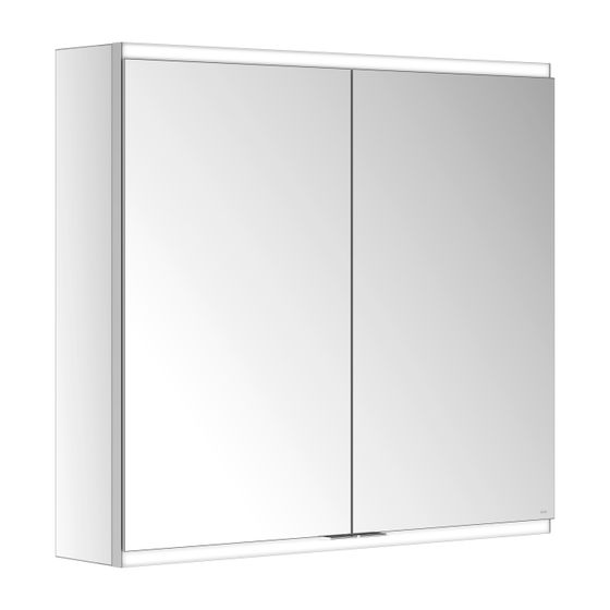 KEUCO Royal Modular 2.0 Spiegelschrank, beleuchtet, 80021, Wandvorbau 2 Steckdosen 800x700x160mm