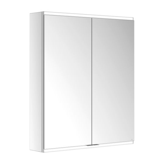 KEUCO Royal Modular 2.0 Spiegelschrank, beleuchtet, 80021, Wandvorbau 2 Steckdosen 800x900x160mm