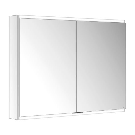 KEUCO Royal Modular 2.0 Spiegelschrank, beleuchtet, 80021, Wandvorbau 1000x700x120mm