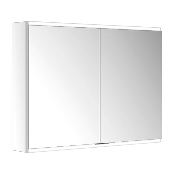 KEUCO Royal Modular 2.0 Spiegelschrank, beleuchtet, 80021, Wandvorbau 1000x700x160mm