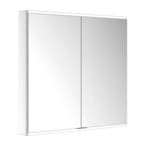 KEUCO Royal Modular 2.0 Spiegelschrank, beleuchtet, 80021, Wandvorbau 1000x900x120mm