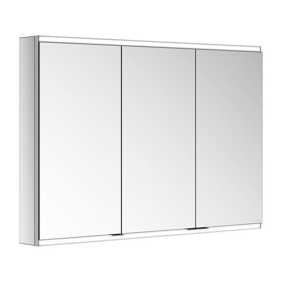 KEUCO Royal Modular 2.0 Spiegelschrank, beleuchtet, 80031, Wandvorbau 1 Steckdose USB 1050x700x120mm