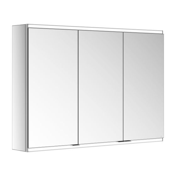 KEUCO Royal Modular 2.0 Spiegelschrank, DALI 80032, Wandvorbau 2 Steckdosen 1050x700x160mm