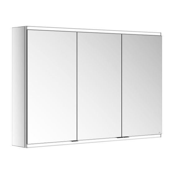 KEUCO Royal Modular 2.0 Spiegelschrank, beleuchtet, 80031, Wandvorbau 1100x700x160mm