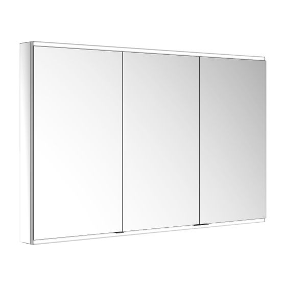 KEUCO Royal Modular 2.0 Spiegelschrank, beleuchtet, 80031, Wandvorbau 1 Steckdose USB 1500x900x120mm