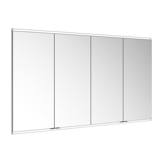 KEUCO Royal Modular 2.0 Spiegelschrank, beleuchtet, 80041, Wandeinbau 2 Steckdosen 2USB 1750x900x160mm