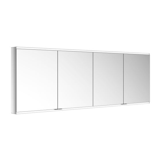 KEUCO Royal Modular 2.0 Spiegelschrank, beleuchtet, 80041, Wandvorbau 2100x700x120mm