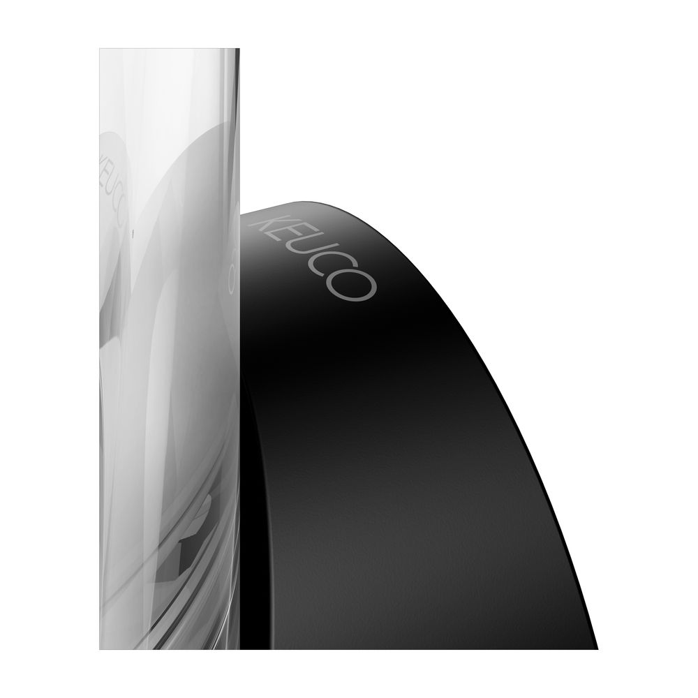 Keuco Collection Reva Glashalter, Echtkristall-Glas, Schwarz-matt, 12850379000... KEUCO-12850379000 4017214966745 (Abb. 4)