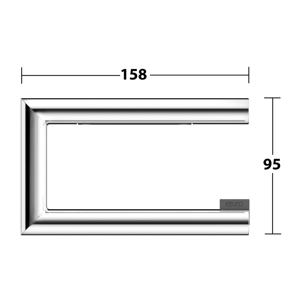 KEUCO Toilettenpapierhalter REVA 12862 offene Form verchromt... KEUCO-12862010000 4017214904587 (Abb. 8)