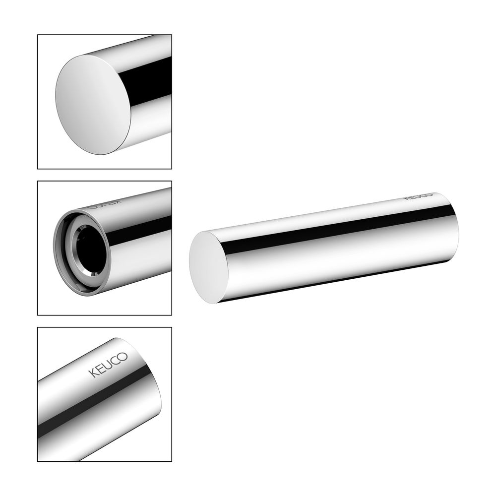 Keuco Reva Toilettenpapier-Ersatzrollenhalter, 1 Rolle, Rollenbreite 120mm, Montage ... KEUCO-12863010000 4017214917808 (Abb. 3)