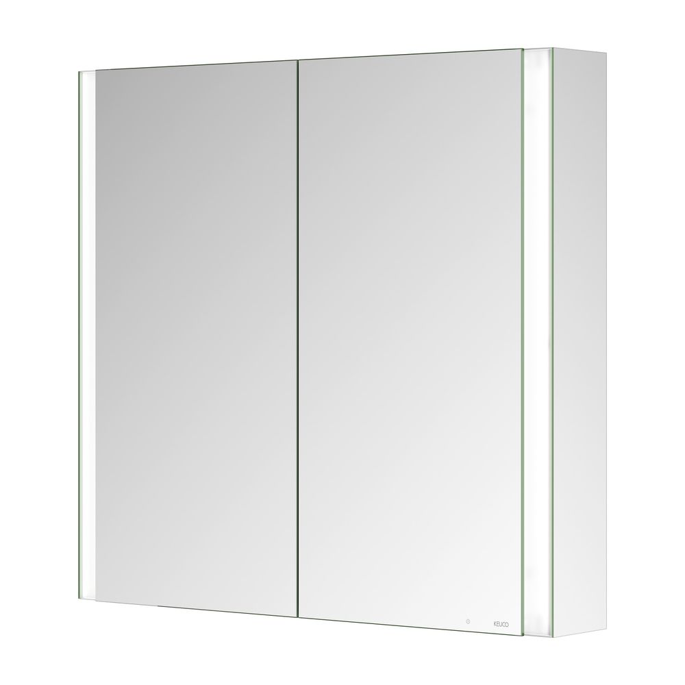 Keuco Somaris Spiegelschrank Wandvorbau 2-türig, mit 1 Steckdose, 800x710x128mm, Ver... KEUCO-14502002100 4017214974337 (Abb. 4)