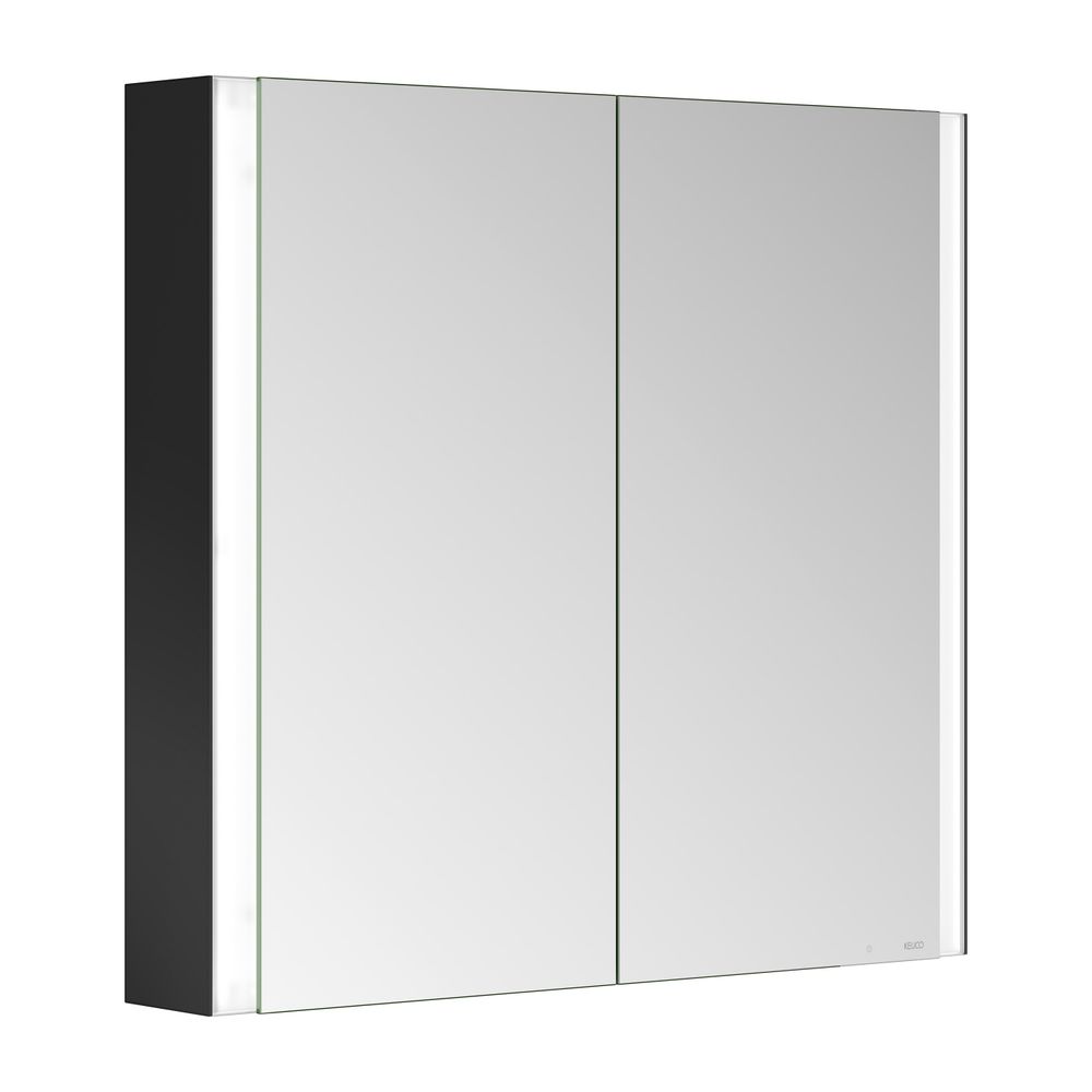 Keuco Somaris Spiegelschrank Wandvorbau 2-türig, mit 1 Steckdose, 800x710x128mm, Sch... KEUCO-14502372100 4017214974290 (Abb. 5)