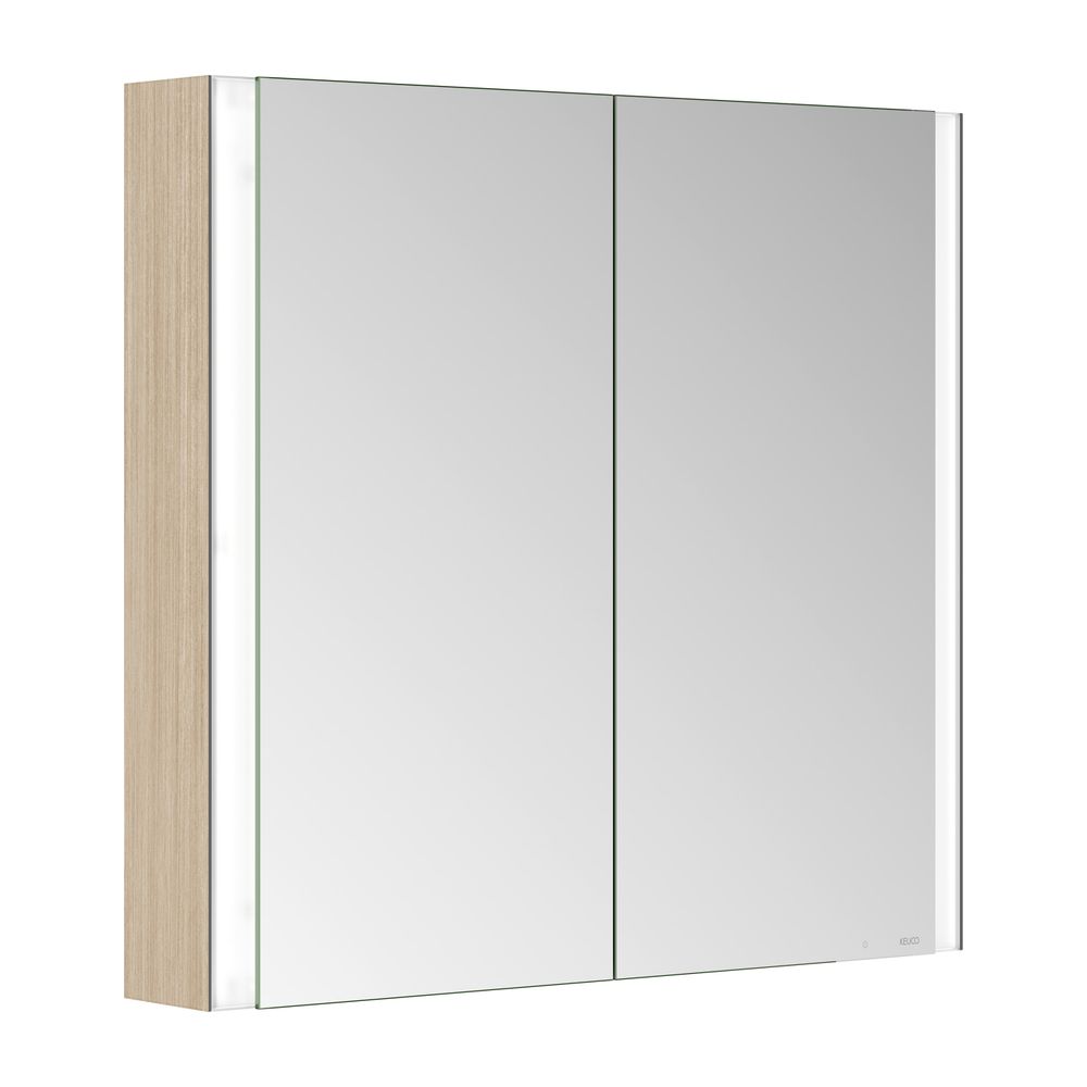 Keuco Somaris Spiegelschrank Wandvorbau 2-türig, mit 1 Steckdose, 800x710x128mm, Eic... KEUCO-14502852100 4017214974252 (Abb. 5)