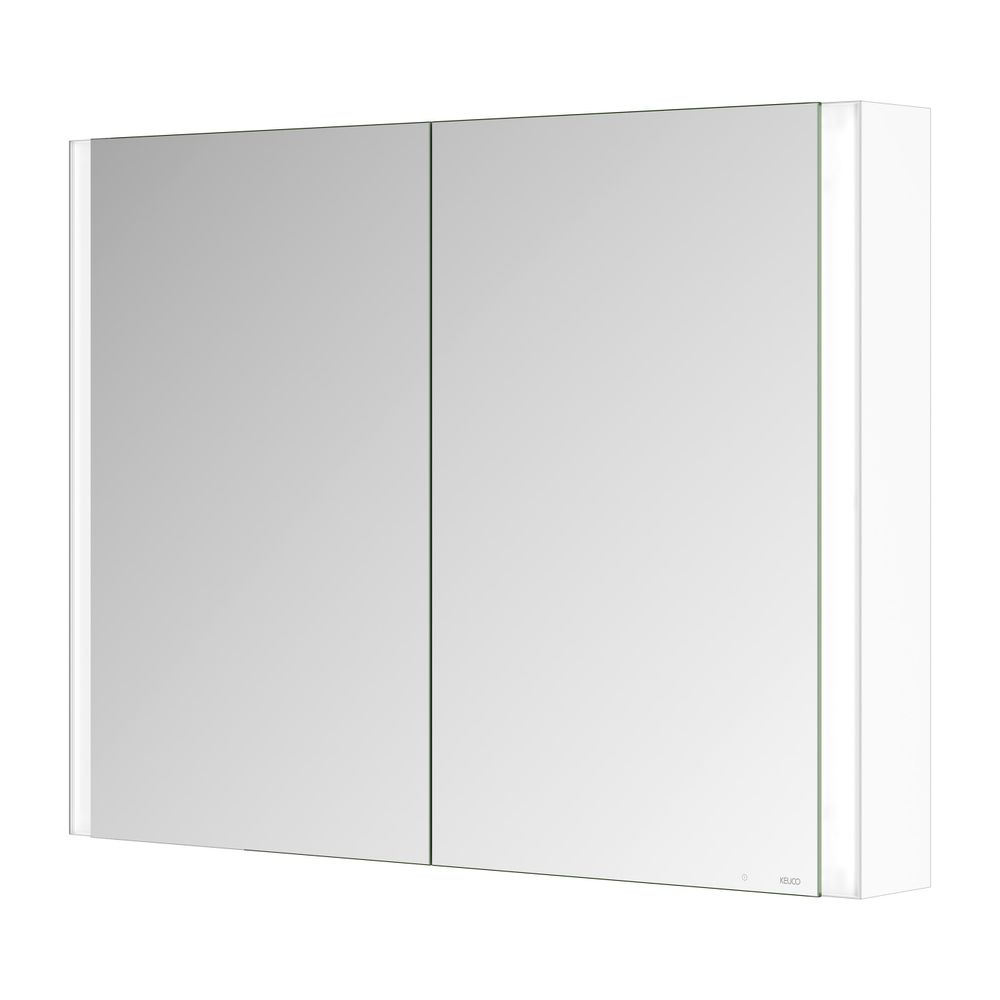 Keuco Somaris Spiegelschrank Wandvorbau 2-türig, mit 1 Steckdose, 1000x710x128mm, We... KEUCO-14503512100 4017214974535 (Abb. 4)