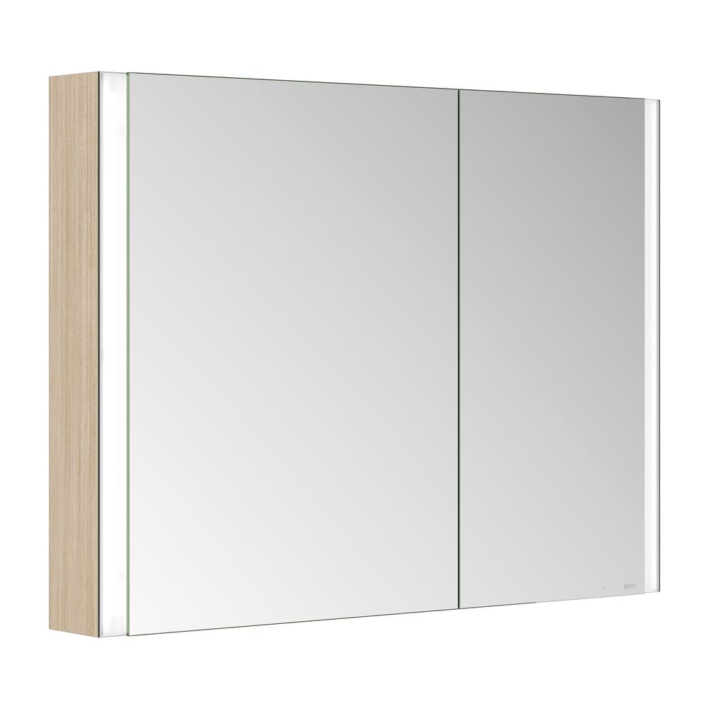 Keuco Somaris Spiegelschrank Wandvorbau 2-türig asymmetrisch, mit 1 Steckdose, 1000x... KEUCO-14503852200 4017214974436 (Abb. 5)