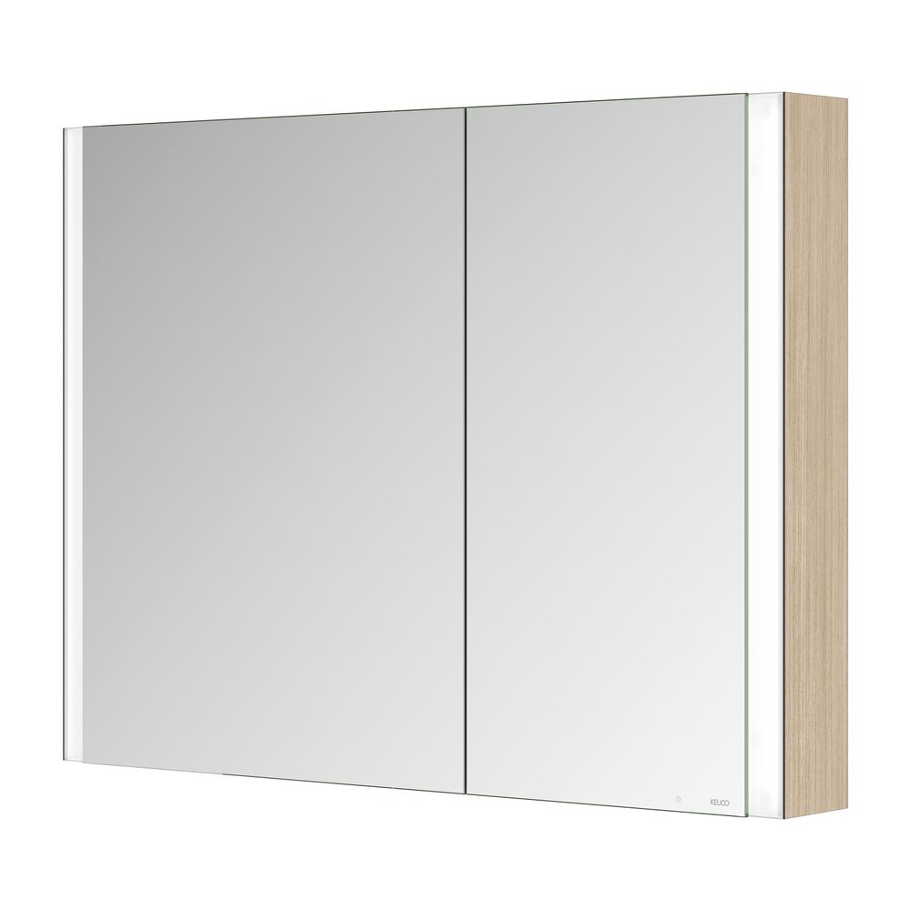 Keuco Somaris Spiegelschrank Wandvorbau 2-türig asymmetrisch, mit 1 Steckdose, 1000x... KEUCO-14503852200 4017214974436 (Abb. 4)