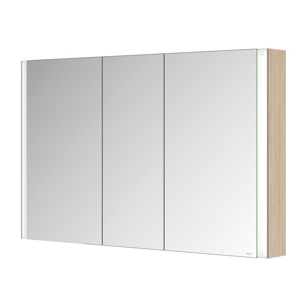 Keuco Somaris Spiegelschrank Wandvorbau 3-türig, mit Spiegelheizung und 2 Steckdosen... KEUCO-14504853101 4017214974566 (Abb. 4)