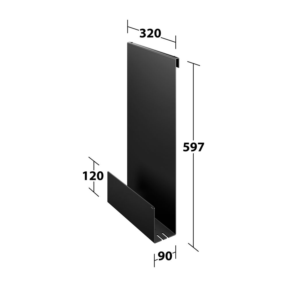 KEUCO Duschablage 24951, einhängbar, 320x600x90 mm, schwarzgrau... KEUCO-24951370000 4017214676507 (Abb. 8)