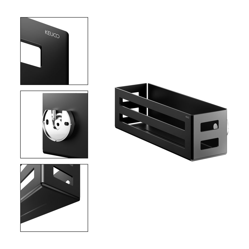 KEUCO Seifenkorb 24954, 320 x 93 x 90 mm, schwarzgrau... KEUCO-24954370000 4017214676606 (Abb. 3)