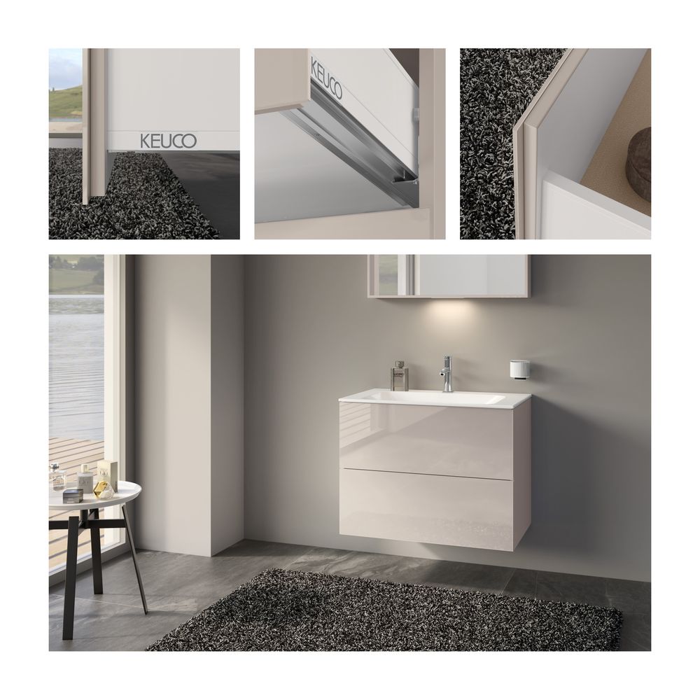 Keuco X-Line Waschtischunterschrank, 800x605x490mm, 2 Frontauszüge, Wandmontage oder... KEUCO-33163180000 4017214923359 (Abb. 3)