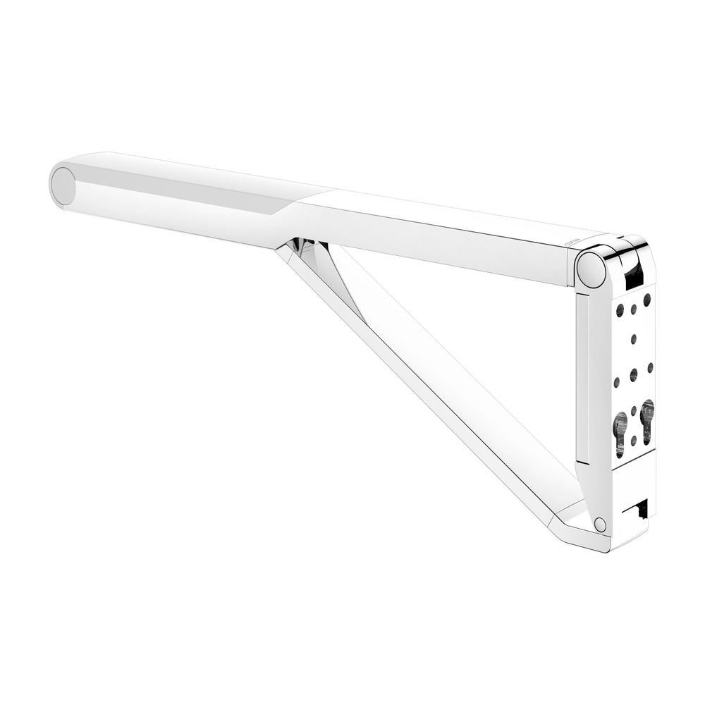 Keuco Axess Stützklappgriff WC, 700mm, Belastbarkeit 115kg, mit Absenkbremse, Aufla... KEUCO-35003010751 4017214904167 (Abb. 11)