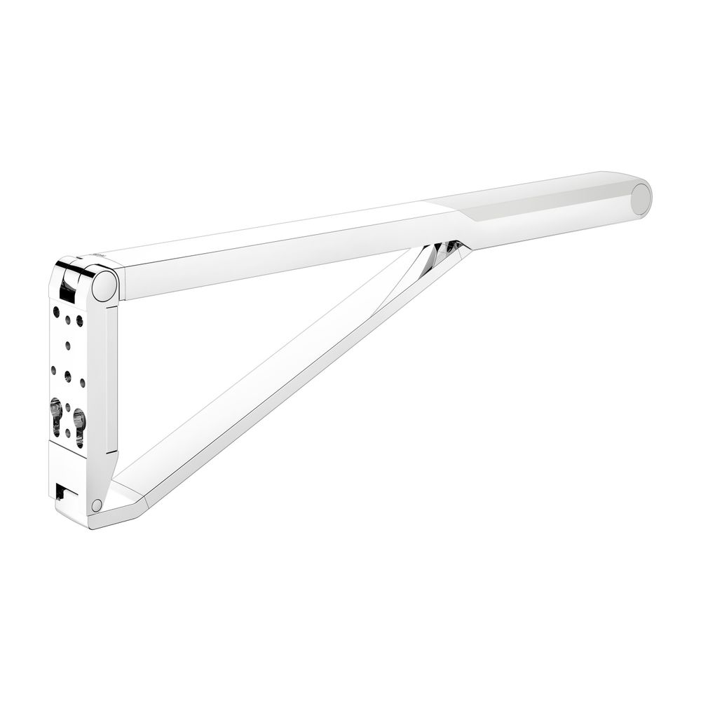 Keuco Axess Stützklappgriff WC, 850mm, Belastbarkeit 115kg, mit Absenkbremse, Aufla... KEUCO-35003010851 4017214904211 (Abb. 12)