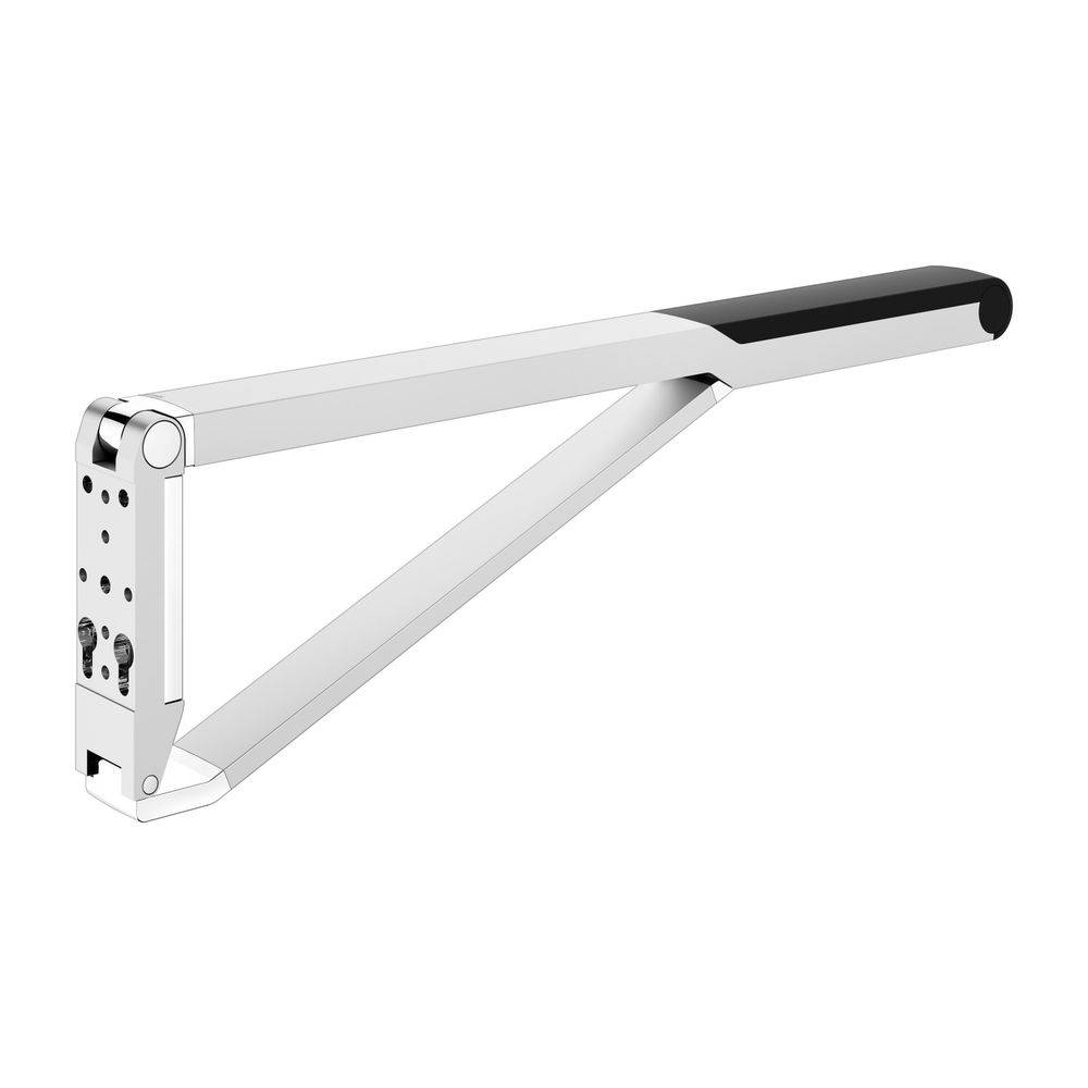 Keuco Axess Stützklappgriff WC, 850mm, Belastbarkeit 115kg, mit Absenkbremse, Aufla... KEUCO-35003170837 4017214904228 (Abb. 12)