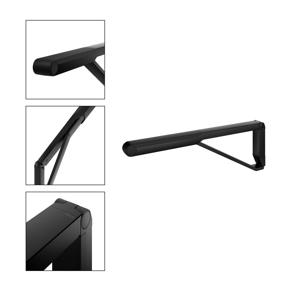 Keuco Axess Stützklappgriff WC, 700mm, Belastbarkeit 115kg, mit Absenkbremse, Auflag... KEUCO-35003370737 4017214904198 (Abb. 3)