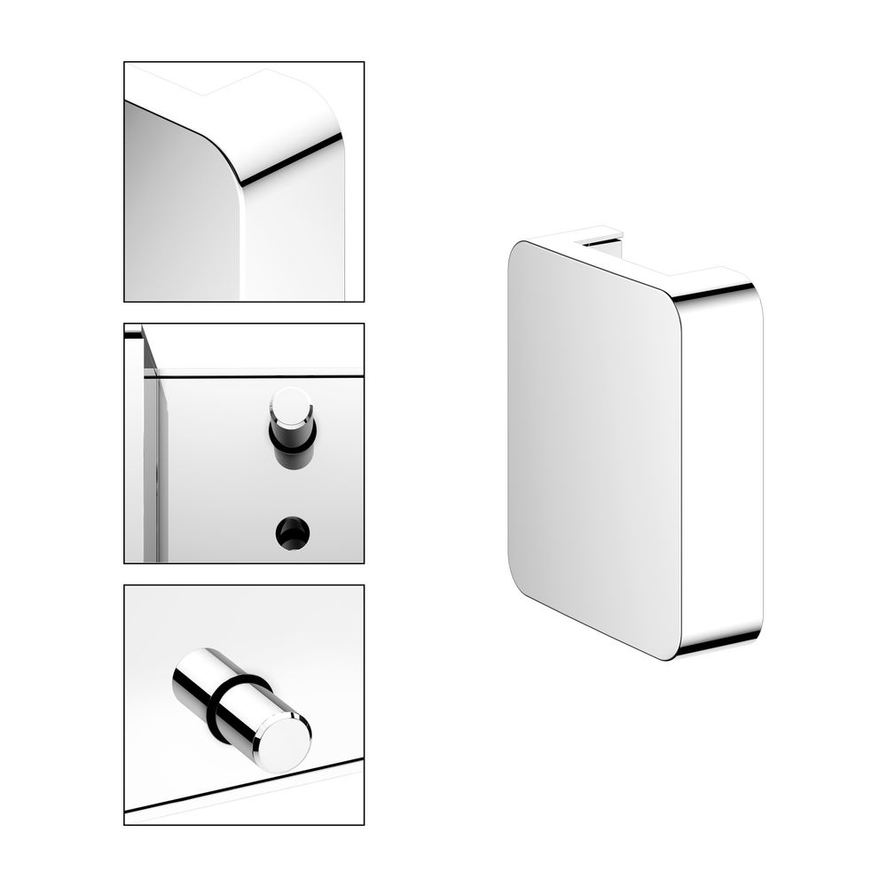 Keuco Axess Adapterplatte für Stützklappgriff 35003, Verchromt, 35004010000... KEUCO-35004010000 4017214904303 (Abb. 3)