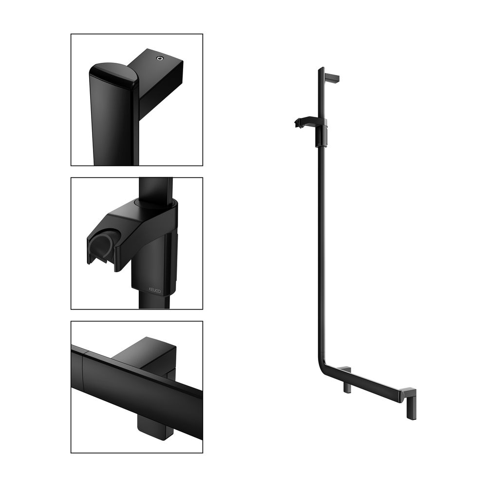 Keuco Axess Winkelgriff 90 Grad links mit Brauseschieber, 600/1300mm, mit 2x Befesti... KEUCO-35006371302 4017214902415 (Abb. 3)